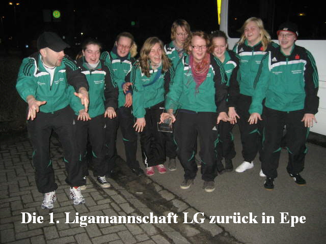 Die 1. Ligamannschaft LG zurck in Epe