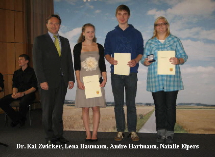 Dr. Kai Zwicker, Lena Baumann, Andre Hartmann, Natalie Elpers