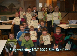 Siegerehrung KM 2007-Sim-Schler